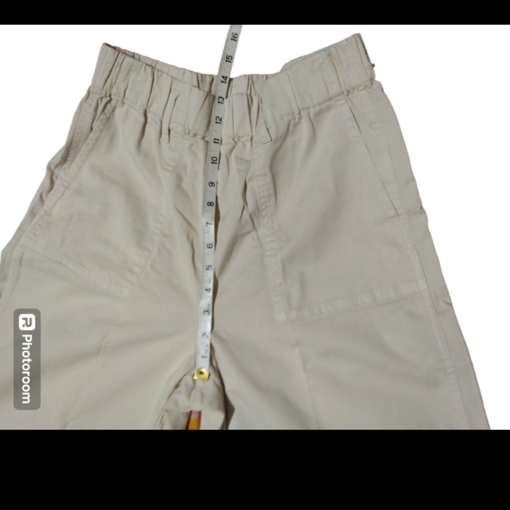J Crew Pull-On Wide Leg Chino Pants MT sz s/m - Picture 9 of 11